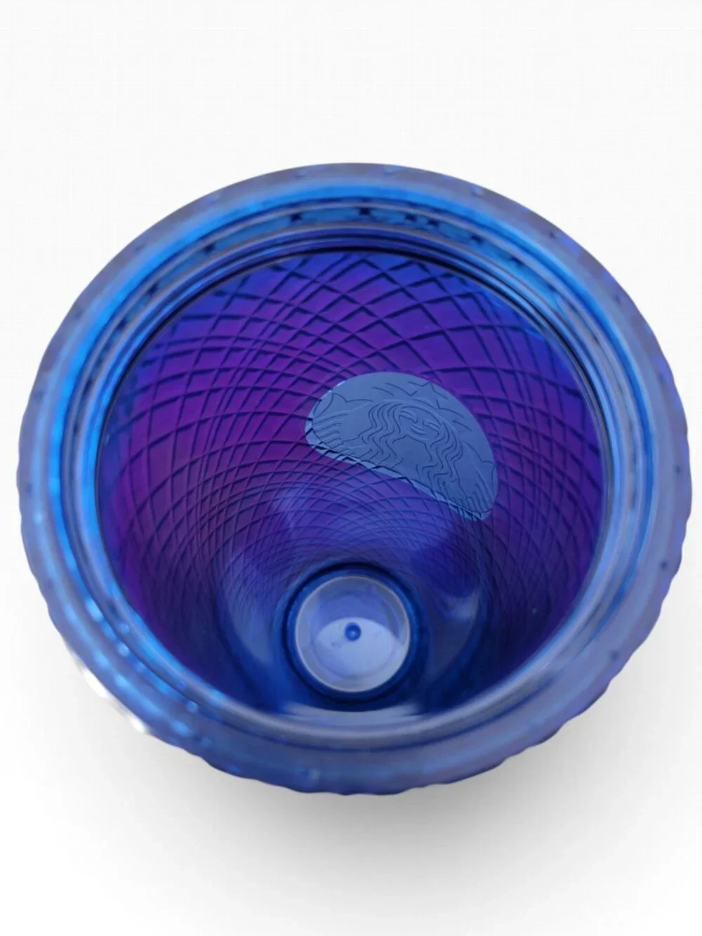 Starbucks 2022 Limited Edition Iridescent Azure Blue Jewel Tumbler (24oz)